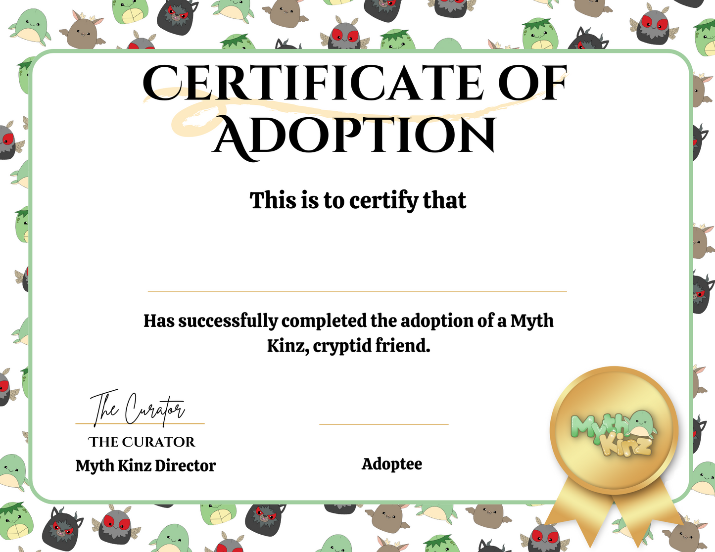 Digital Adoption Certificate